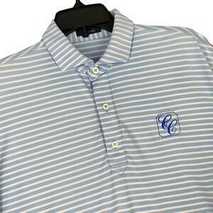 Coosaw Creek Country Club Turtleson‎ Performance Polo Shirt Men M Golf Stretch